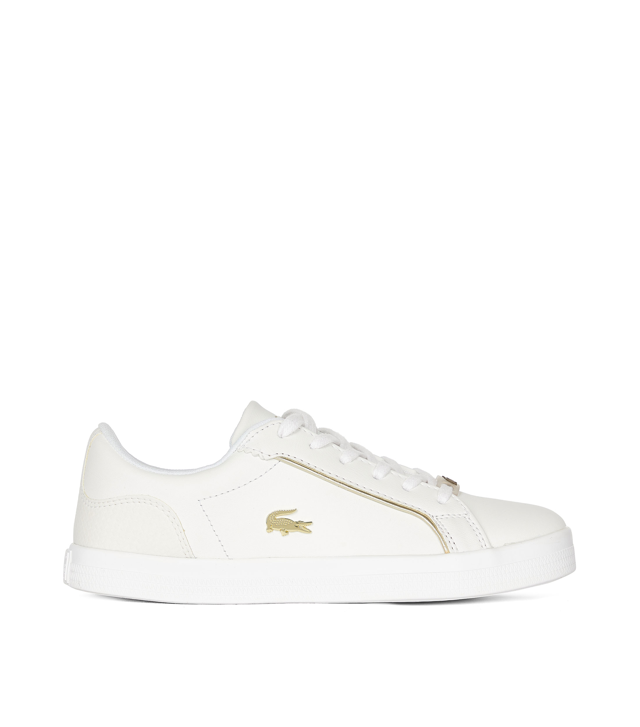 Tenis lacoste dorados clearance mujer